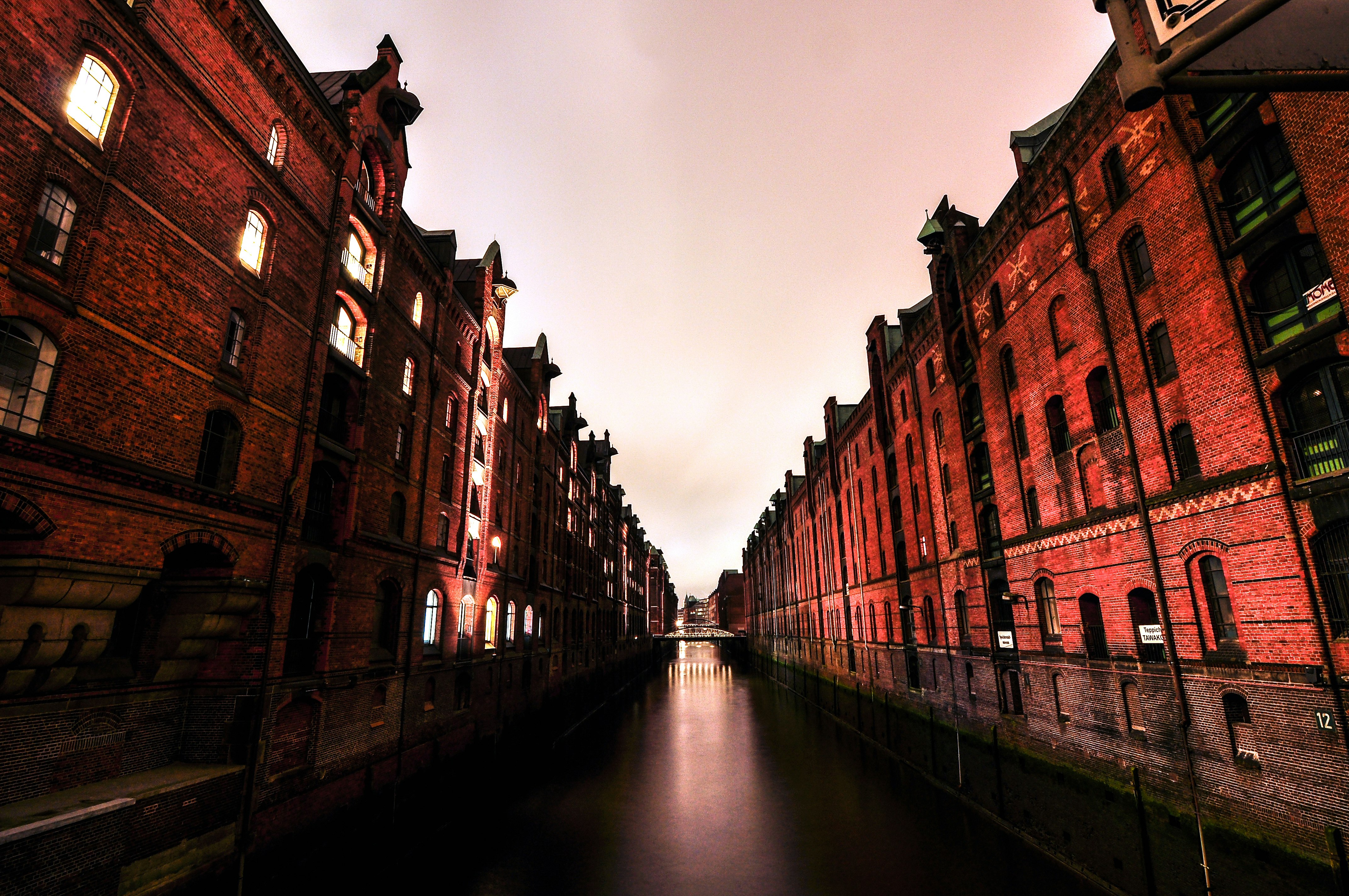 low-angle photography of houses